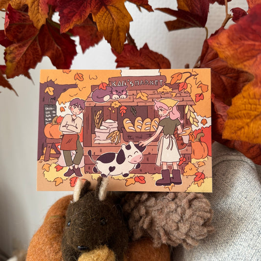 Le marché ~ Print A5