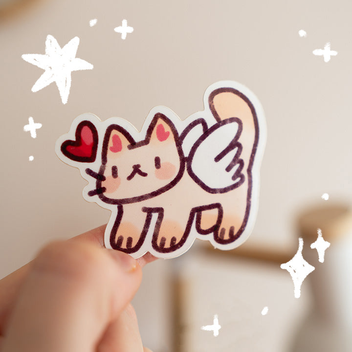 Chat Ange ~ Sticker