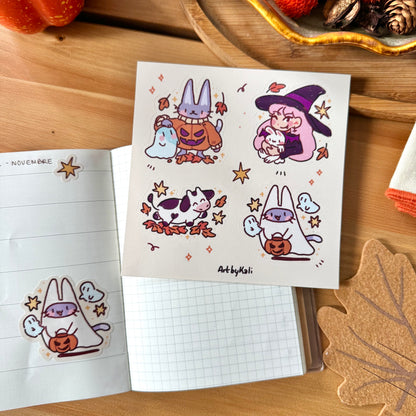 Vive l'automne ~ Planche de 5 stickers