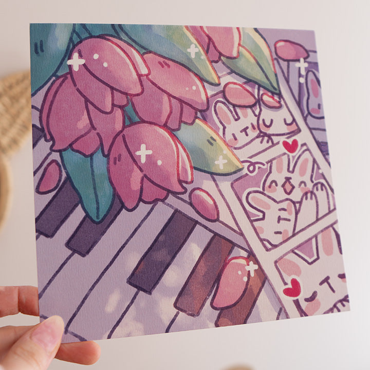 Mémoire de Lapin ~ Print carré
