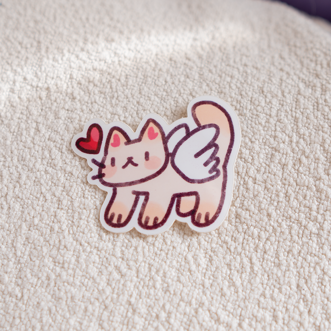 Chat Ange ~ Sticker
